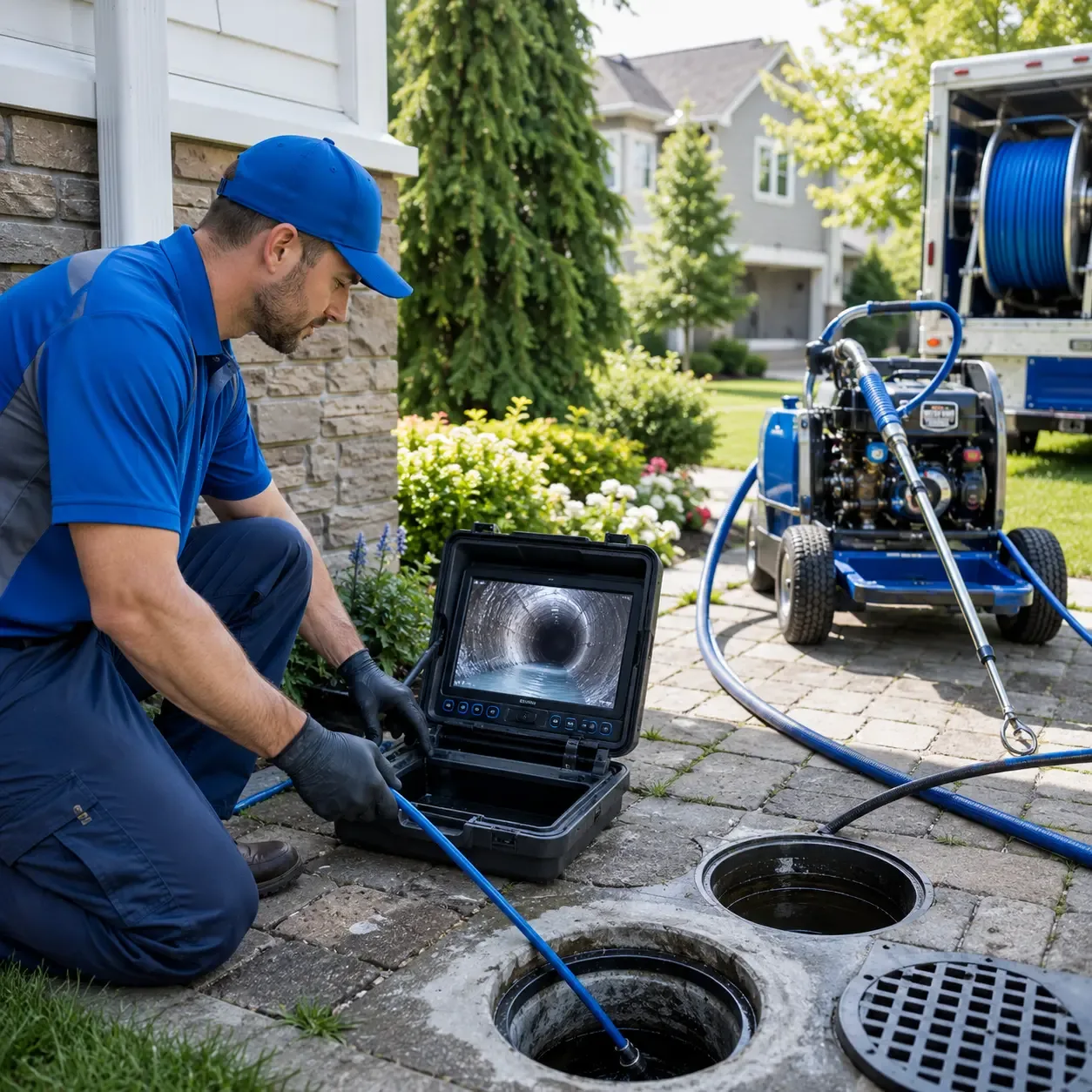 Outdoor drain cleaning professionals serving Pompey, NY